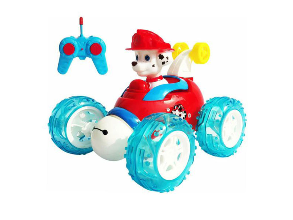 ماشین دیوانه کنترلی و موزیکال اسباب بازی شارژی طرح سگ های نگهبان