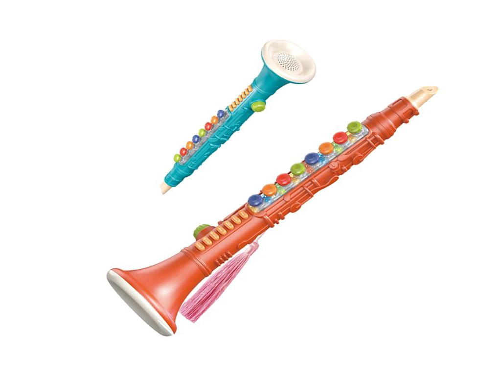 کلارینت موزیکال و چراغدار کودک با قابلیت نواختن