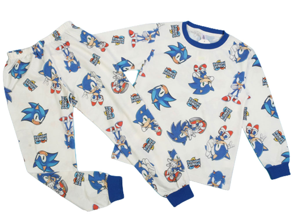 بلوز و شلوار راحتی پسرانه طرح سونیک کیدو مکس kido max