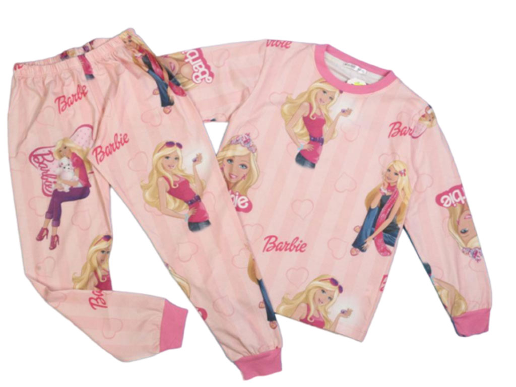 بلوز و شلوار راحتی دخترانه طرح باربی کیدومکس KIDO MAX