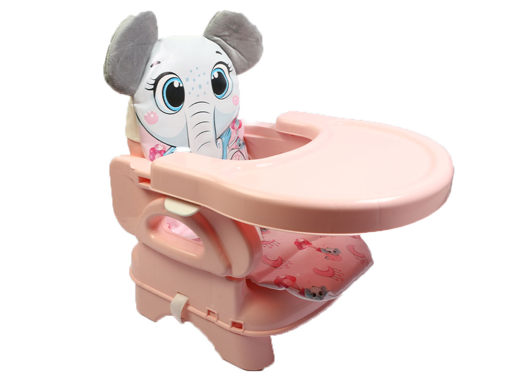 صندلی غذای کودک مدل پرتابل با تشک نرم عروسکی سوواندا Suvanda