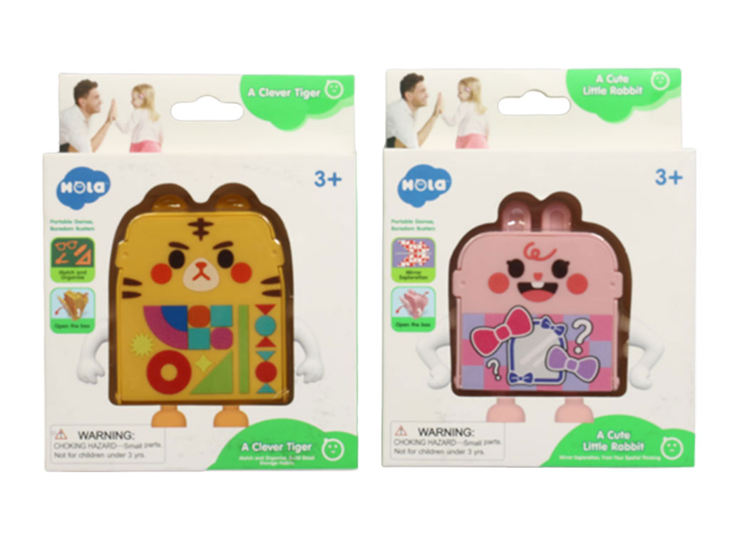 بازی فکری مدل جیبی ببر باهوش و خرگوش بامزه هولی تویز hola