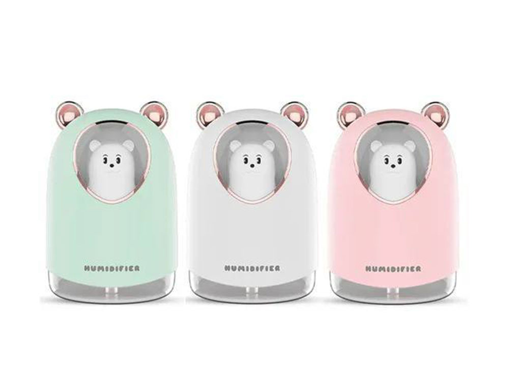 دستگاه بخور سرد اتاق نوزاد و کودک طرح خرس با حجم 300 میلی لیتر