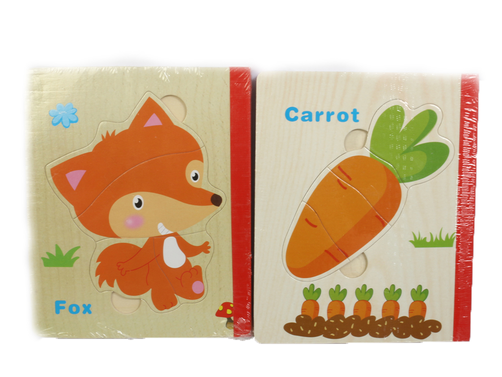 پازل چوبی کتابی کودک  (14*17 سانتی متر)