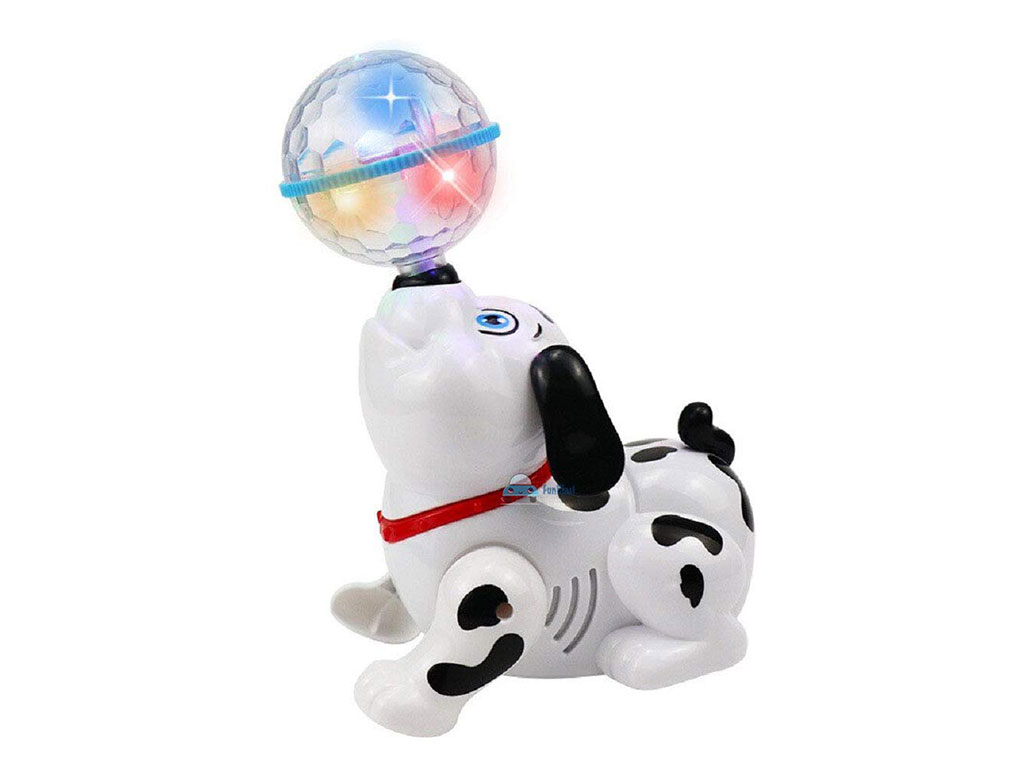 سگ رقصنده (پاپی رقصنده) با توپ موزیکال اسباب بازی دارای رقص نور