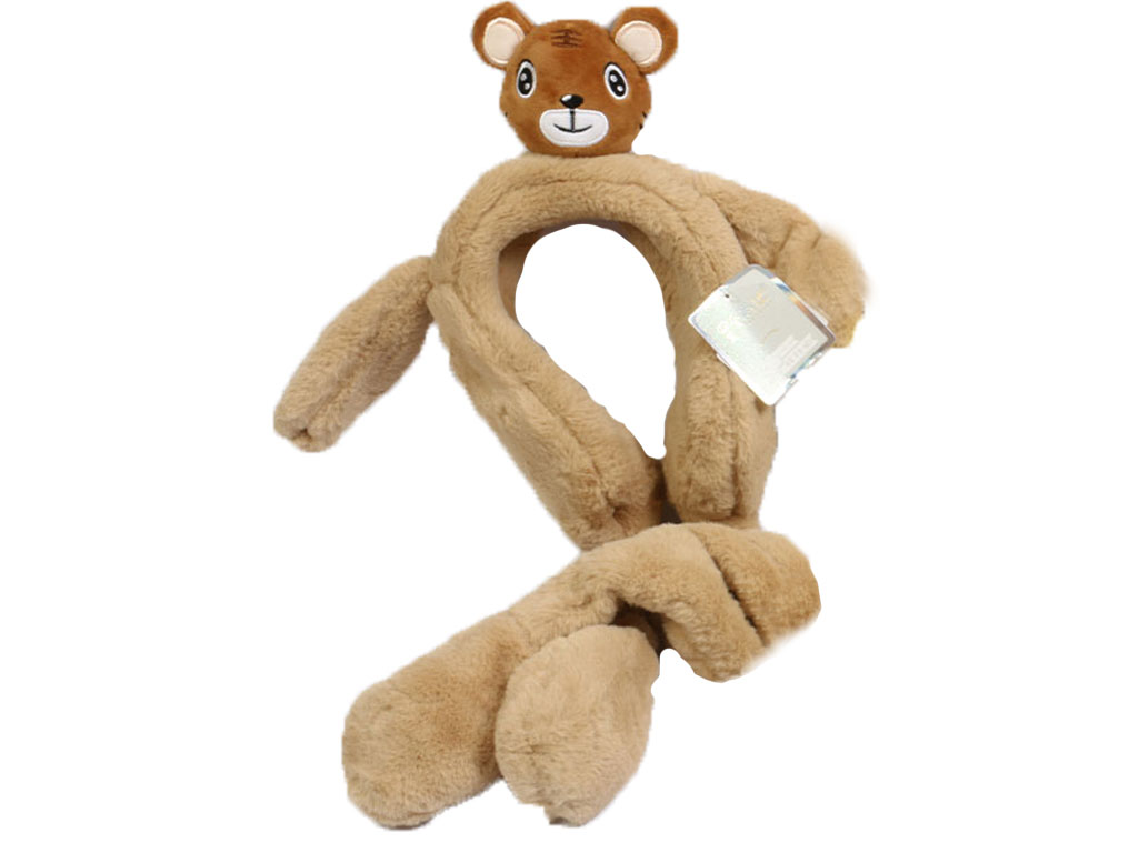 گوش گیر پمپی پسرانه با طرح برجسته عروسکی و گوش های متحرک