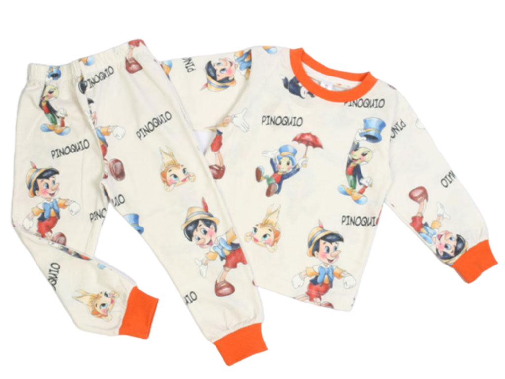 بلوز و شلوار راحتی پسرانه طرح پینوکیو کیدومکس kido max