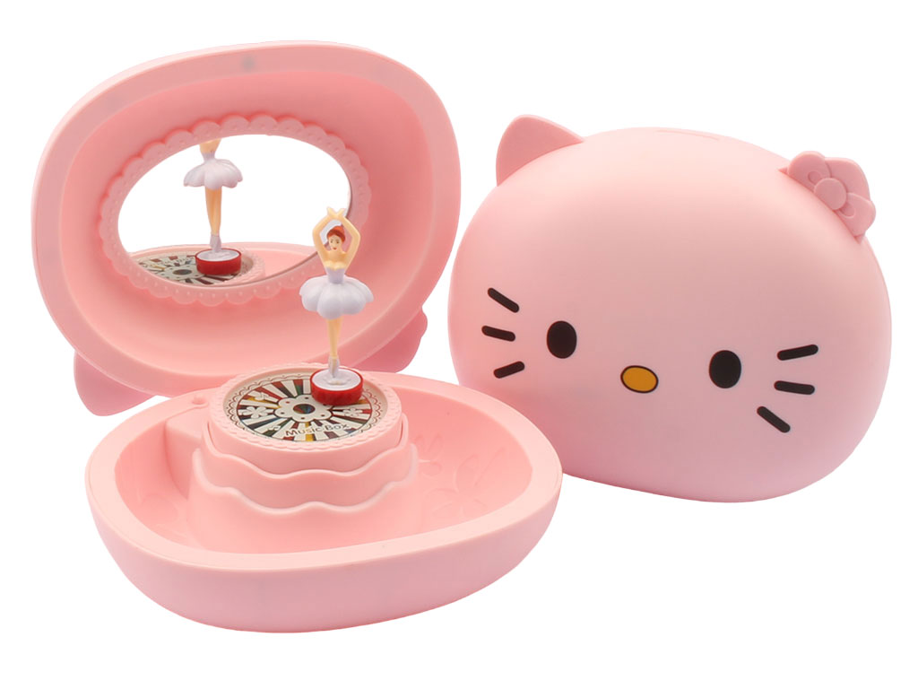 جعبه جواهرات موزیکال دخترانه هلوکیتی Hello kitty