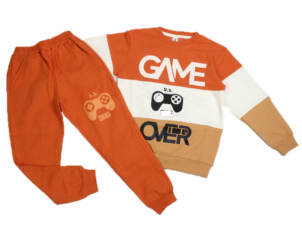 بلوز و شلوار دورس پسرانه طرح گیم کیدومکس kido max