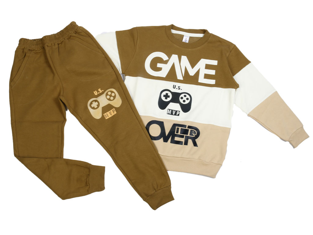 بلوز و شلوار دورس پسرانه طرح گیم کیدومکس kido max