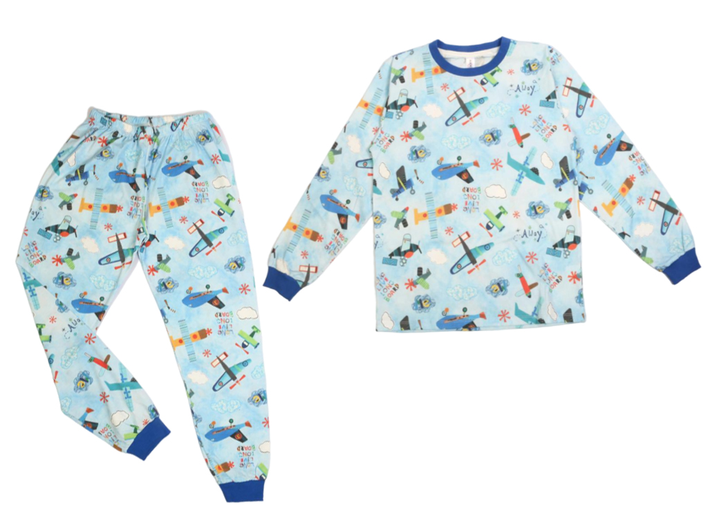 بلوز و شلوار راحتی پسرانه طرح هواپیما کیدومکس kido max