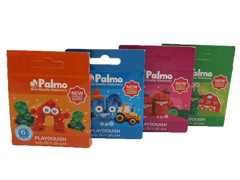 خمیر بازی 6 رنگ palmo