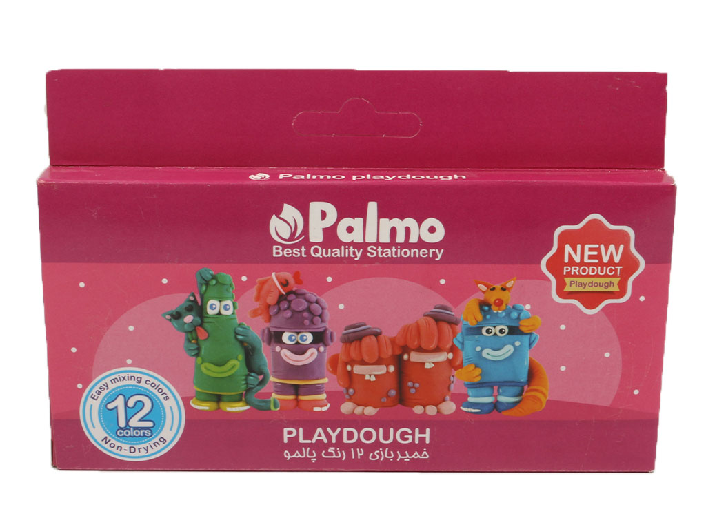 خمیر بازی 12 رنگ palmo