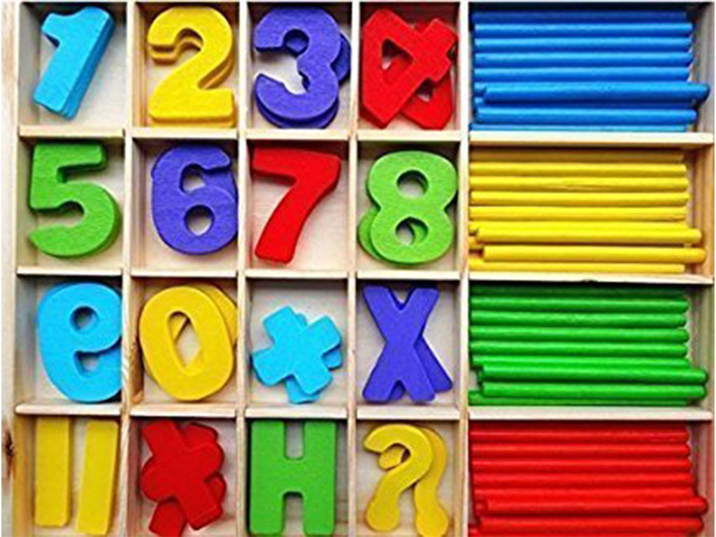 بازی آموزشی شمارش ریاضی چوبی