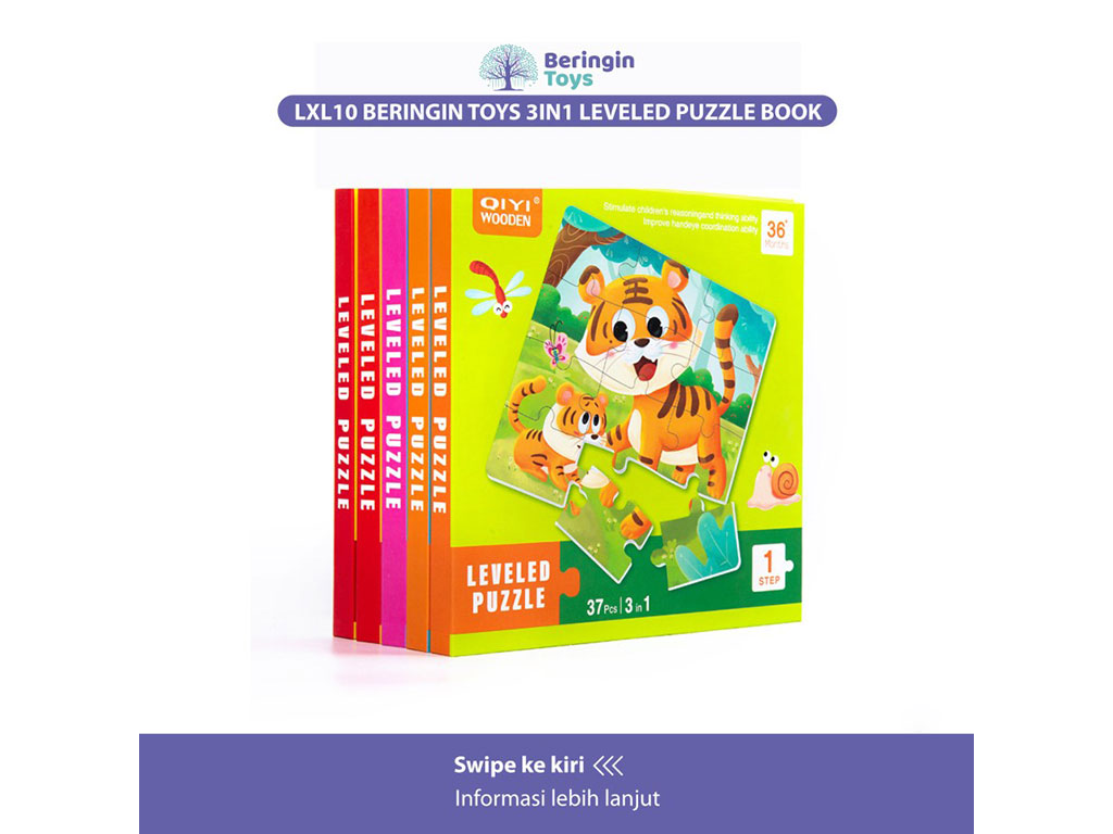 کتاب پازلی سه ورقی مگنتی طرح ماشین و حیوانات (3 در 1)