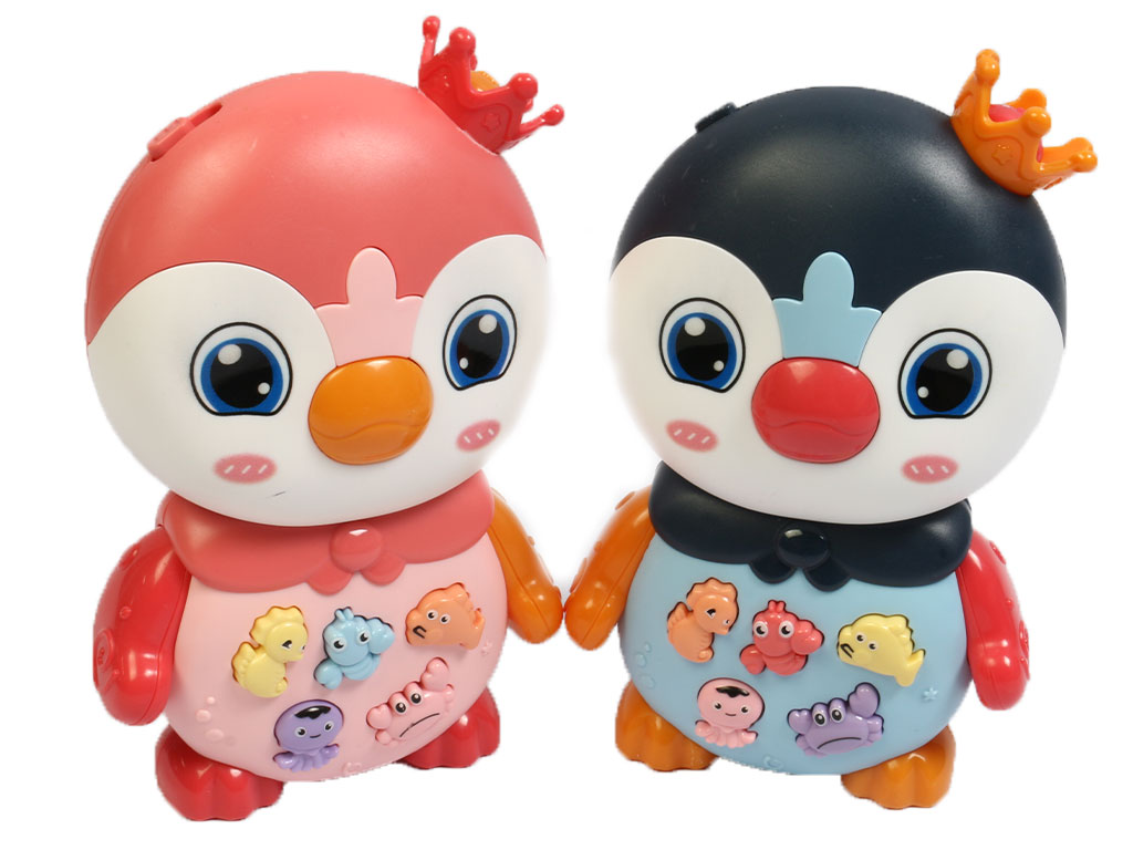 پنگوئن موزیکال و چراغدار اسباب بازی