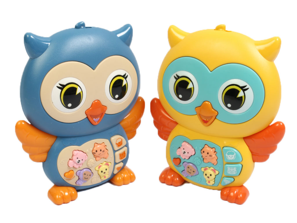 جغد موزیکال و چراغدار اسباب بازی