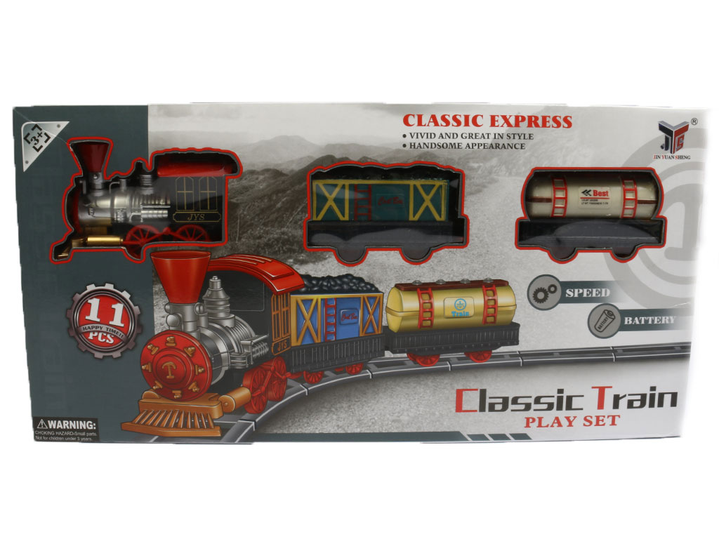 قطار کلاسیک معدن اسباب بازی (11 قطعه)