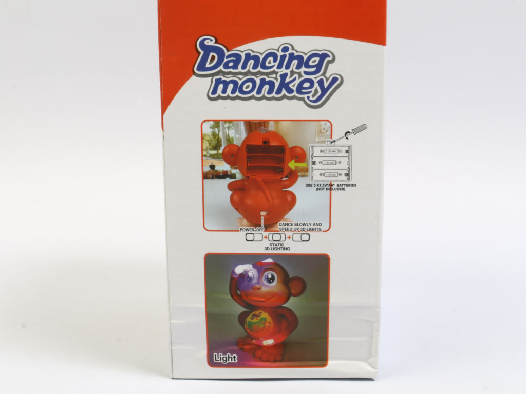 ربات میمون رقاص، موزیکال و چراغدار اسباب بازی