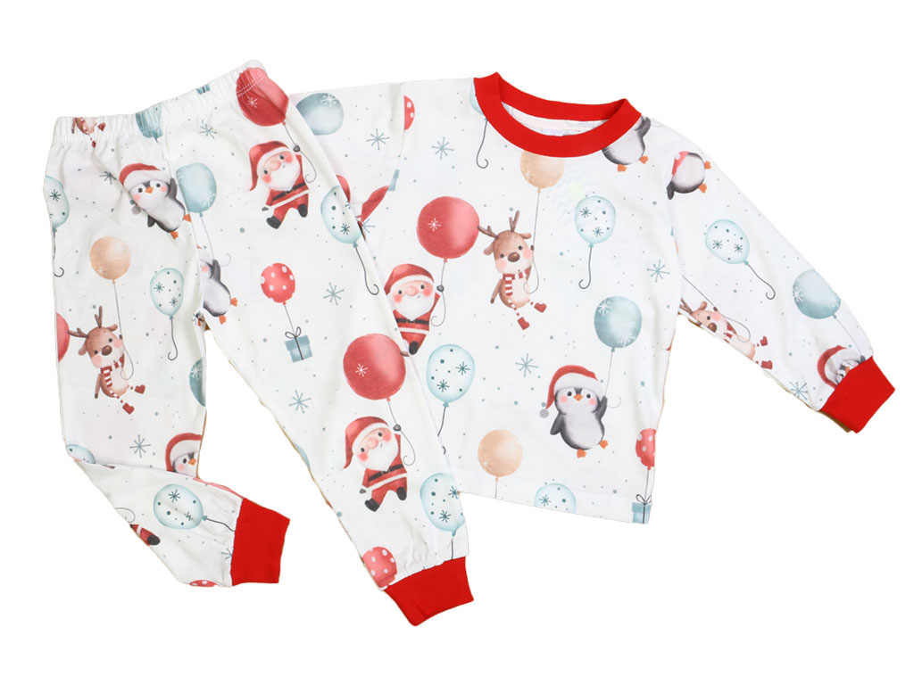 بلوز و شلوار راحتی پسرانه طرح بابانوئل کیدومکس Kido Max