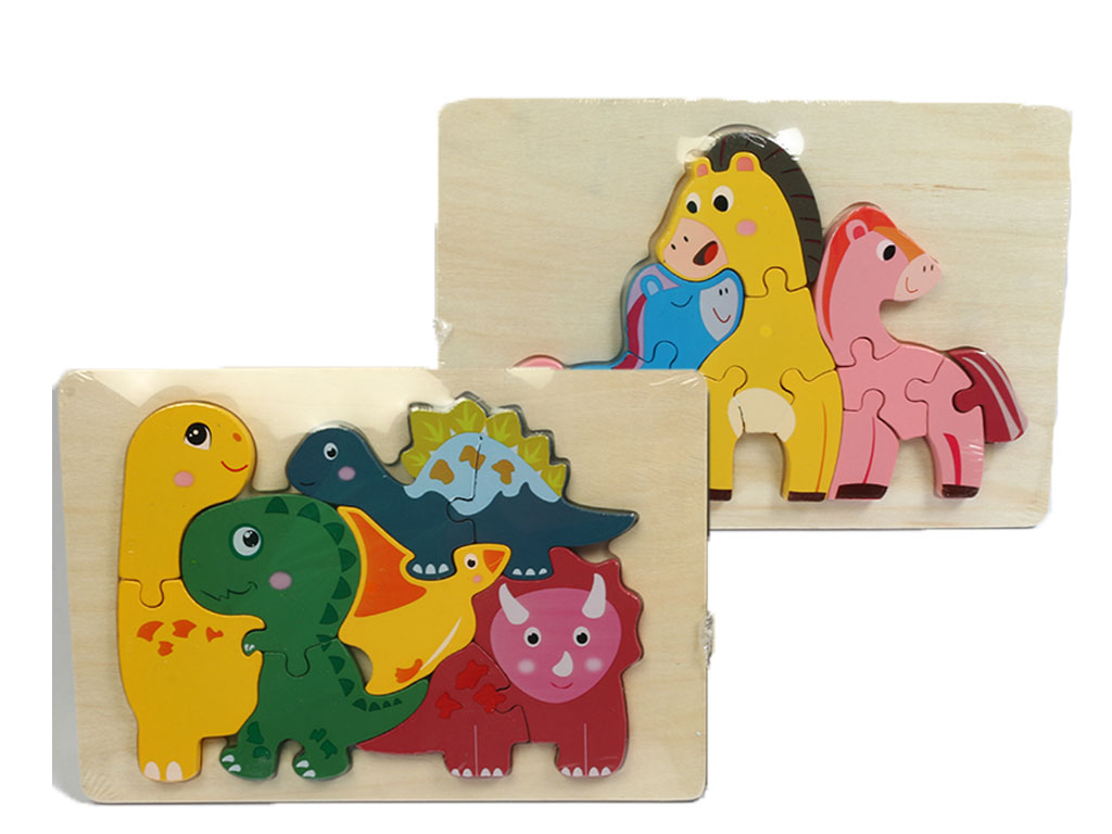 جورچین پازلی و چوبی طرح حیوانات