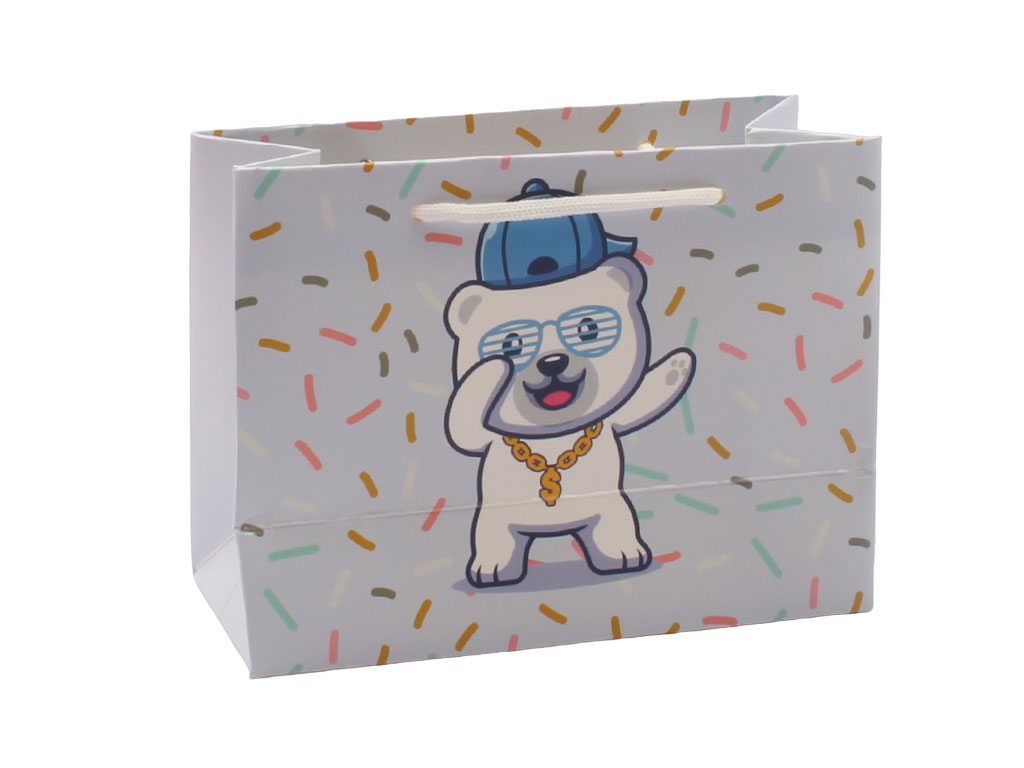 پاکت هدیه طرح خرس (سایز کوچک)