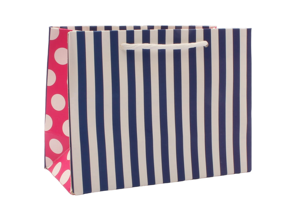 پاکت هدیه طرح راه راه (سایز کوچک)