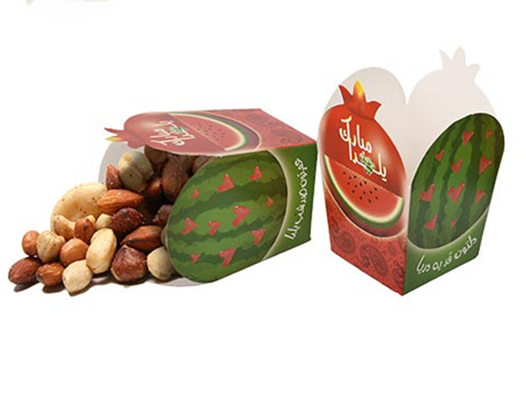 ظرف آجیل یلدا (10 عددی)