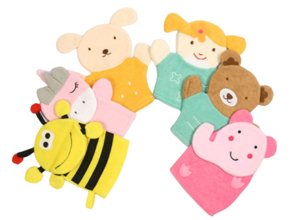 لیف حمام نوزاد و کودک طرح حیوانات