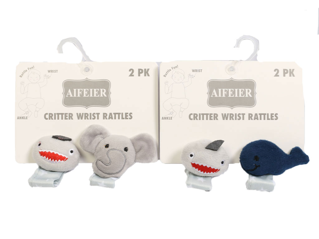 مچ بند جغجغه ای دو عددی طرح برجسته نوزادی