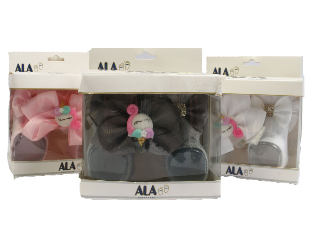 جوراب و هدبند نوزادی آلا Ala