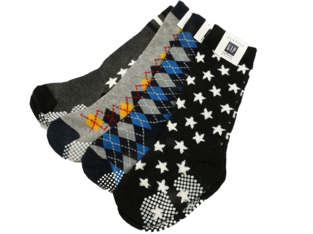 جوراب بچگانه ساق دار و استپ دار گپ Gap (2-4 سال)