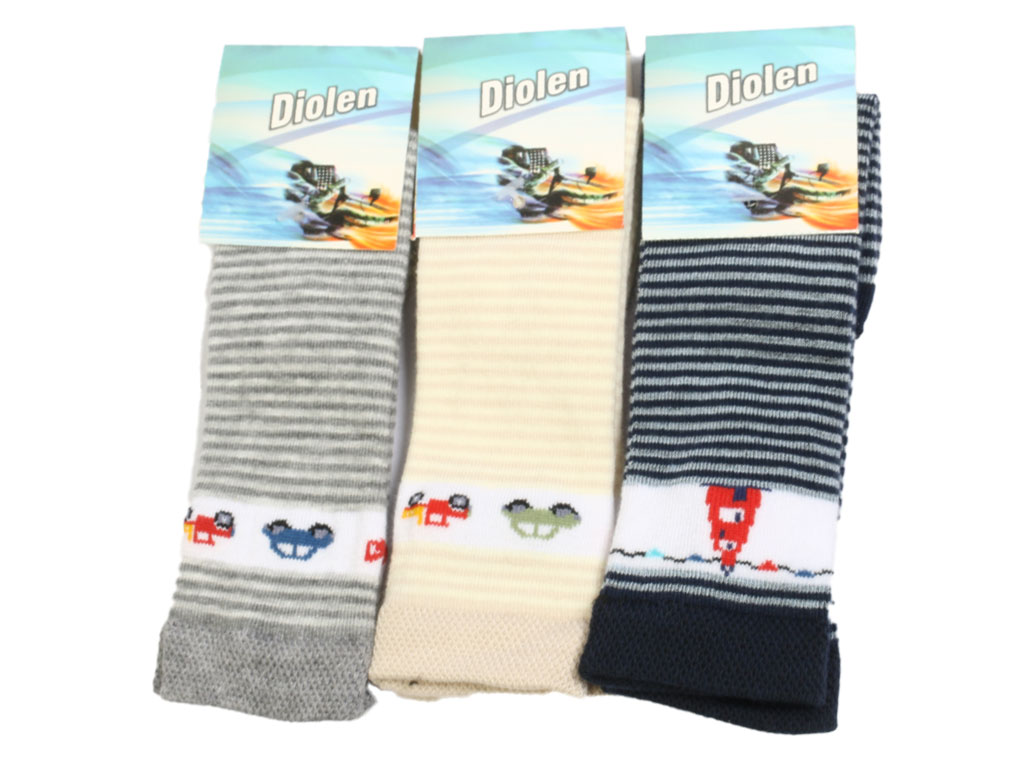 جوراب ساق دار راه راه نوزادی (12-6 ماه)