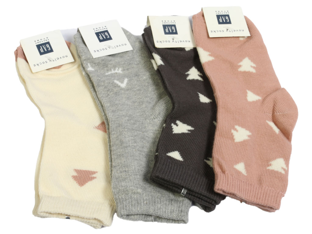 جوراب ساق دار طرح دار گپ Gap (7-5 سال)