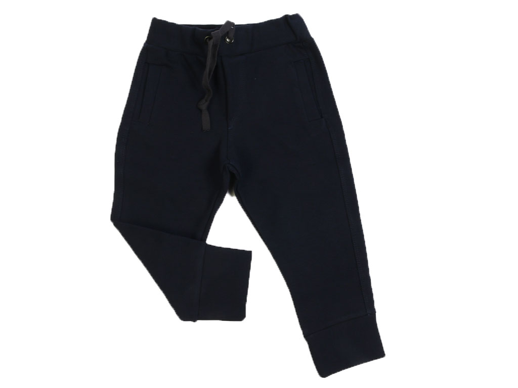 شلوار راحتی نوزادی و کودک سورن مدل اسلش سرمه ای رنگ آدمک Adamak