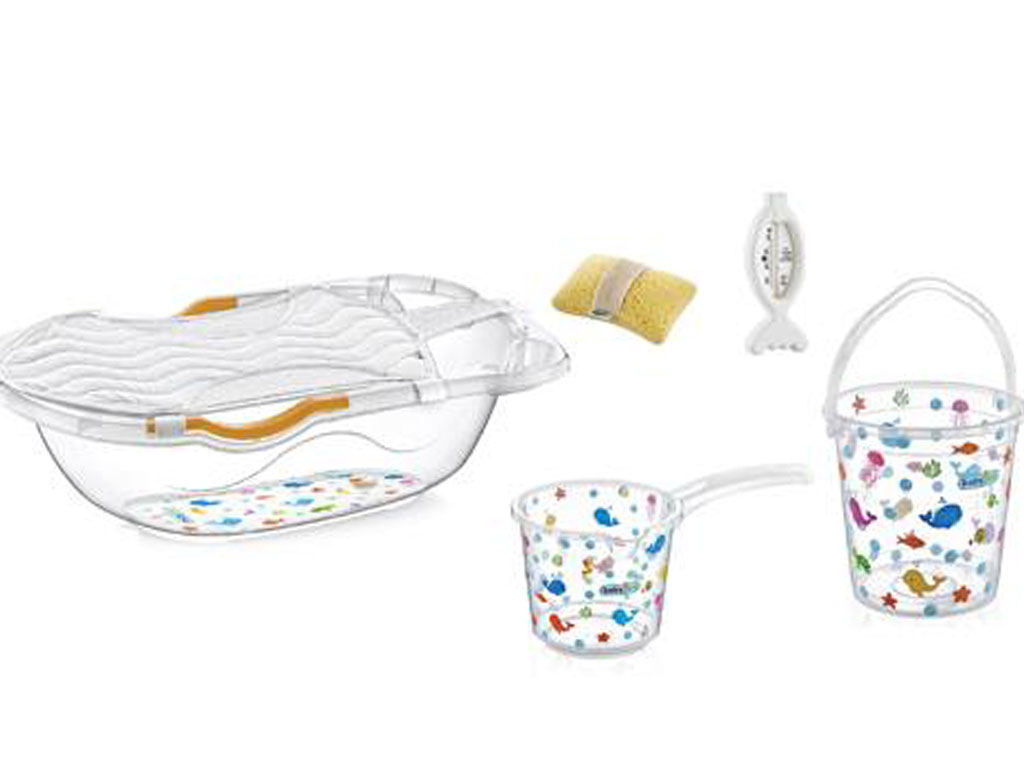 سرویس وان حمام نوزاد و کودک 5 تکه تینی مینی آرت tiny mini art