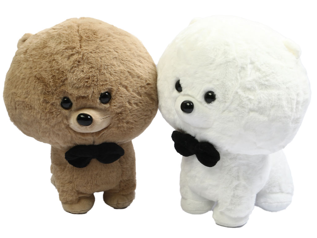 عروسک پولیشی سگ پامر کله گنده سایز کوچک