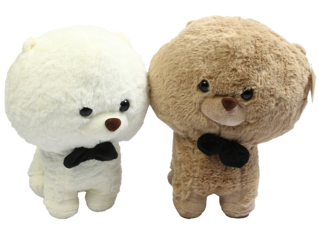 عروسک پولیشی طرح سگ پامر کله گنده سایز بزرگ