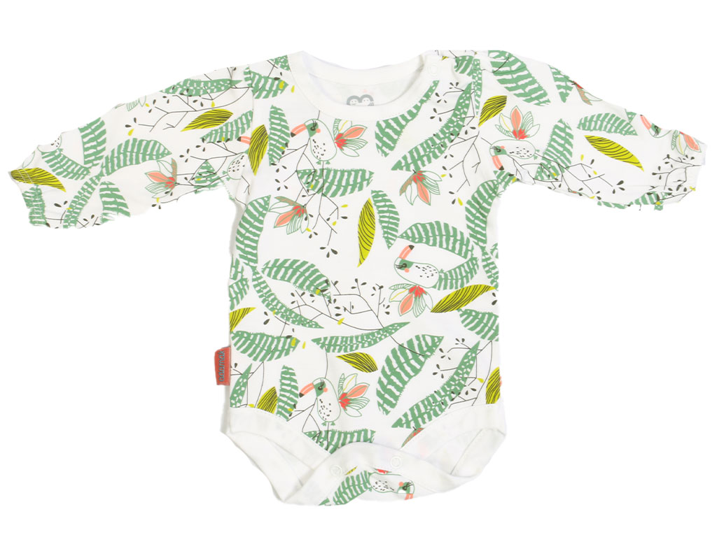 بادی دخترانه نوزادی و کودک طرح طوطی آدمک Adamak