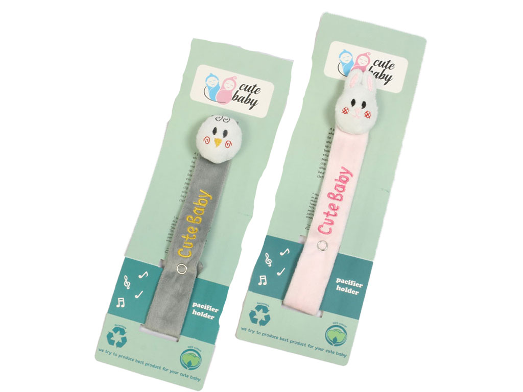 بند پستانک مخمل عروسکی