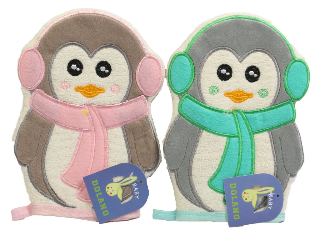 لیف حمام نوزاد و کودک طرح پنگوئن دولانو DOLANO