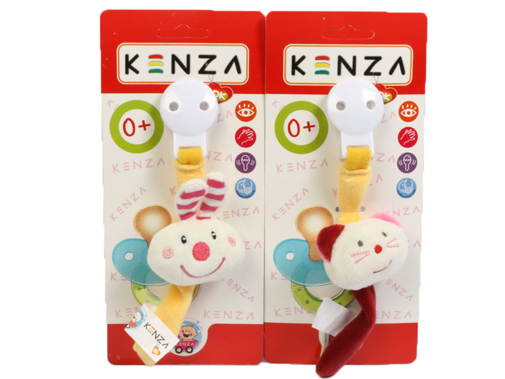 بند پستانک عروسکی جغجغه ای کنزا kenza