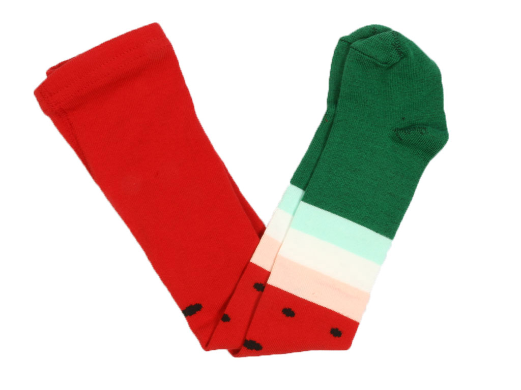 جوراب شلواری طرح هندوانه شب یلدا