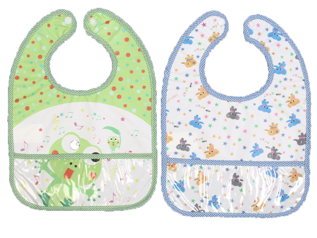 پیشبند نوزادی جیب دار طرح فانتزی