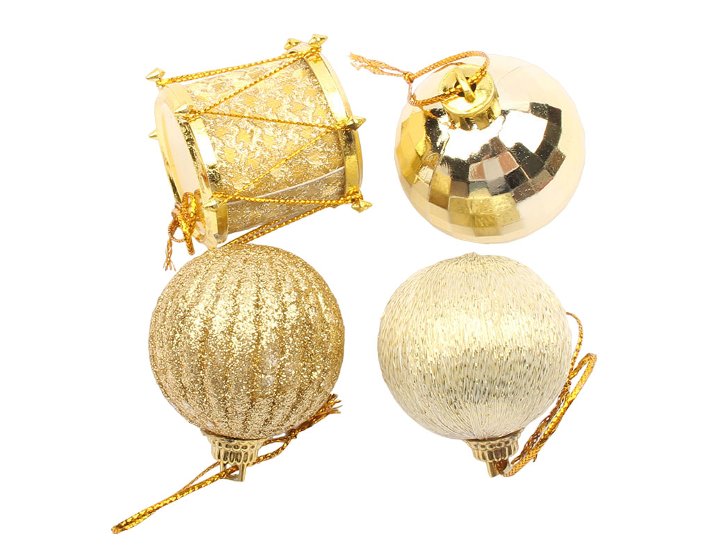 وسایل تزئینی درخت کریسمس (4 عددی)