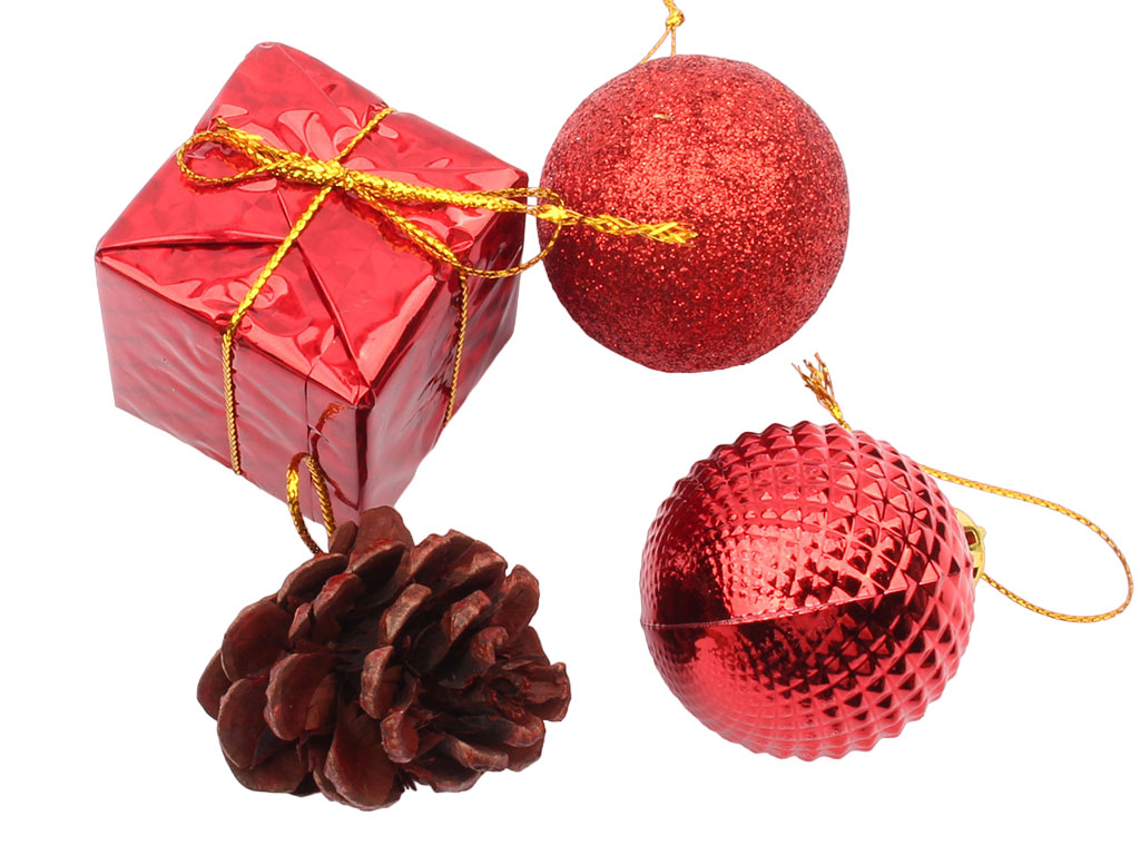 وسایل تزئینی درخت کریسمس (4 عددی)