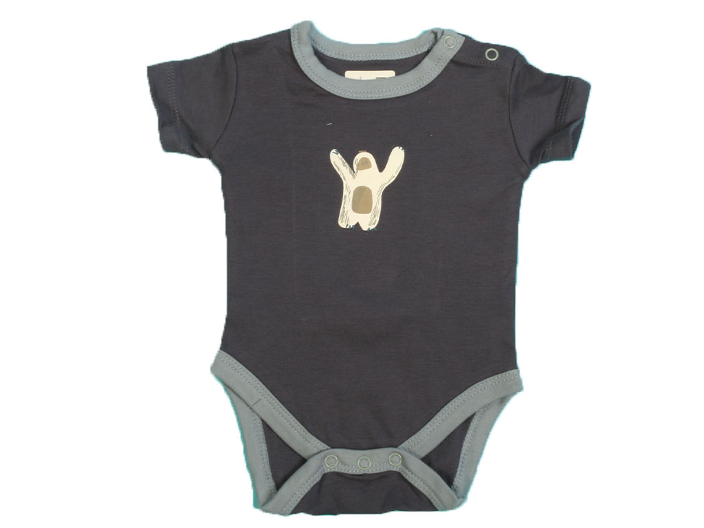 بادی آستین کوتاه نوزادی color land