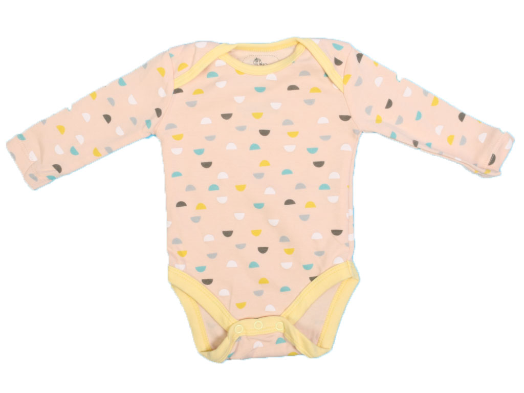 بادی آستین بلند نوزادی دخترانه کالر لند color land