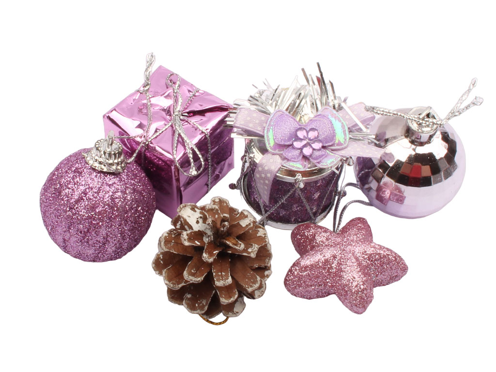 وسایل تزئینی درخت کریسمس (6 عددی)