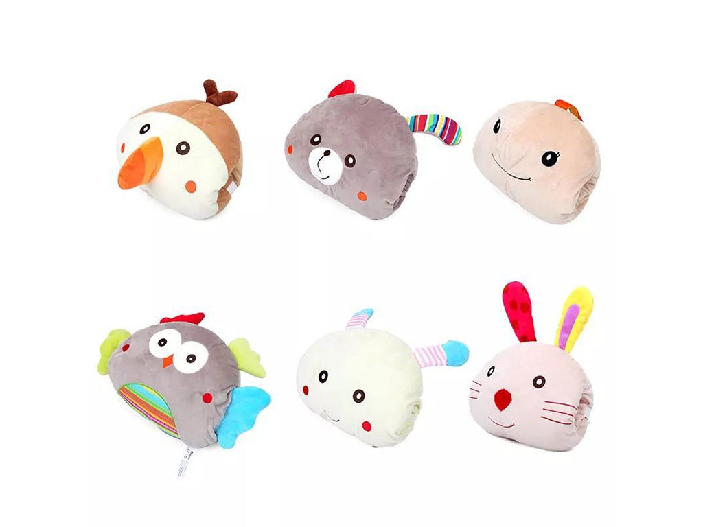 بالشت عروسکی نوزادی چند منظوره طرح حیوانات بی بی اسکای bb sky